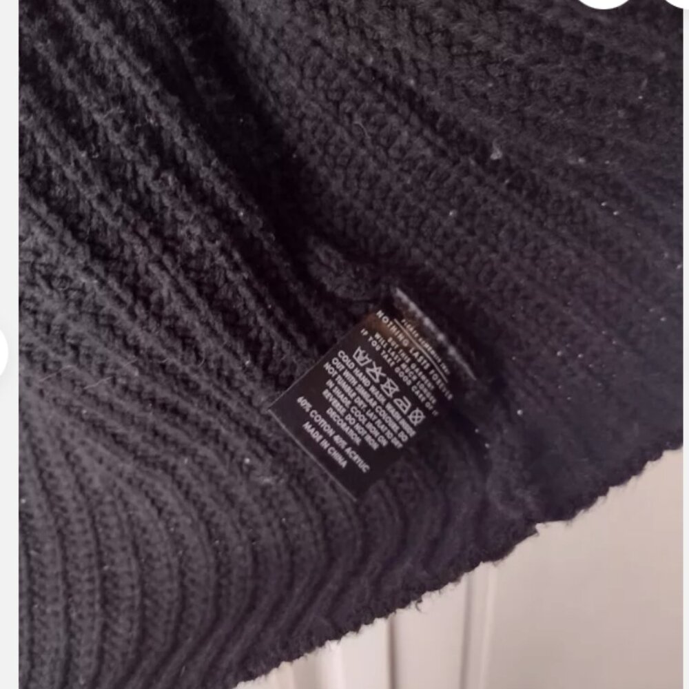 Lazy Oaf All the Problems Cardigan Sweater Size O/S - Picture 4 of 5